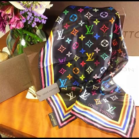 louis vuitton damier scarf replica|louis vuitton silk scarf.